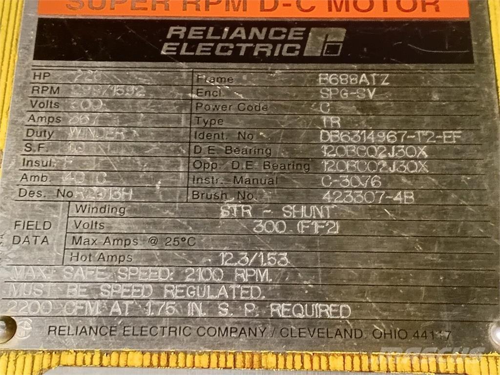  RELIANCE ELECTRIC Motores industriais