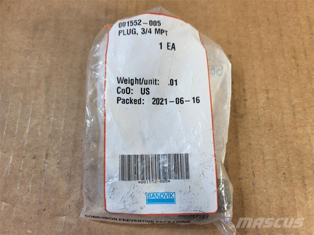Sandvik 001552-005 Outros componentes