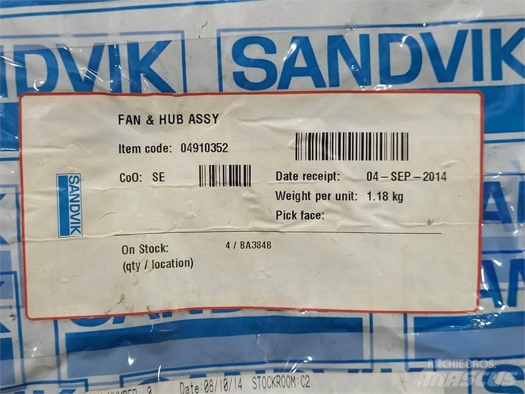 Sandvik 04910352 Outros componentes