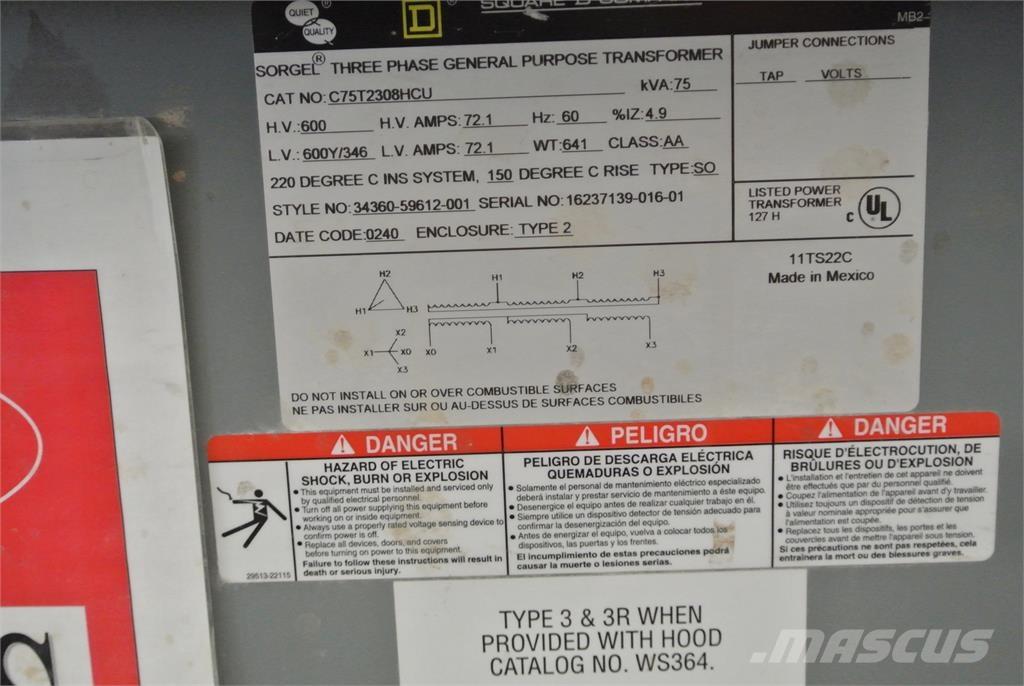  SQUARE D C75T2308HCU Construção - Outros
