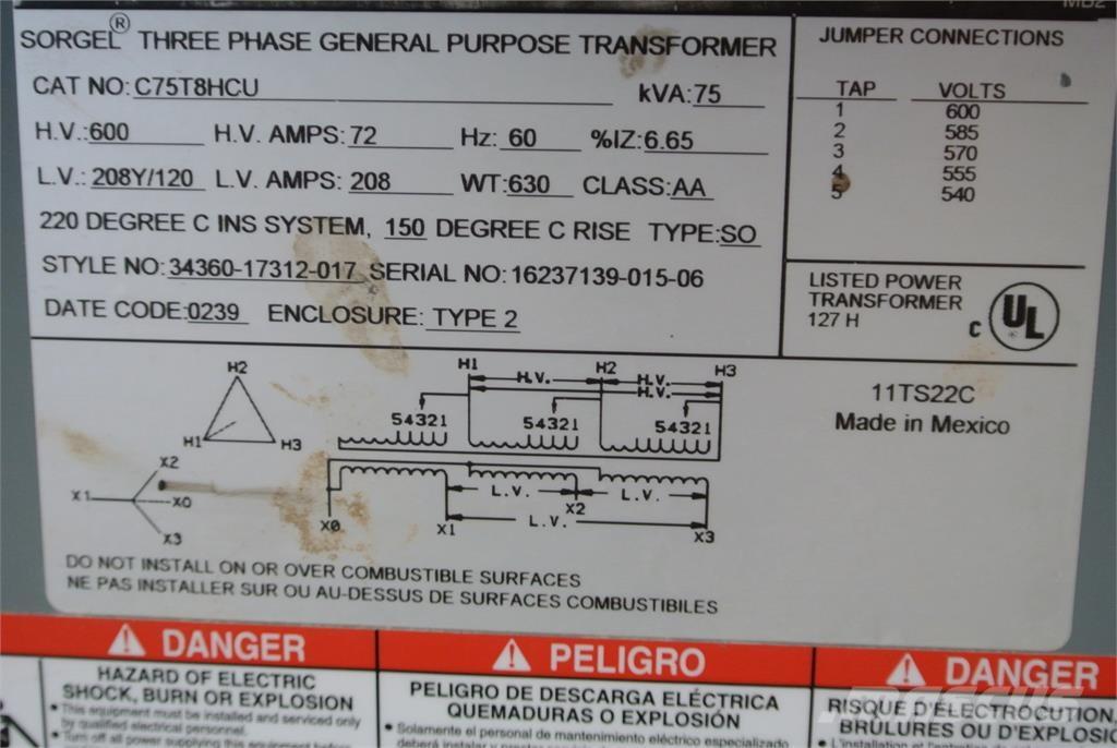  SQUARE D C75T8HCU Construção - Outros
