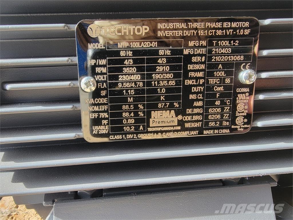  TECHTOP MTP100LA2D-01 Motores industriais