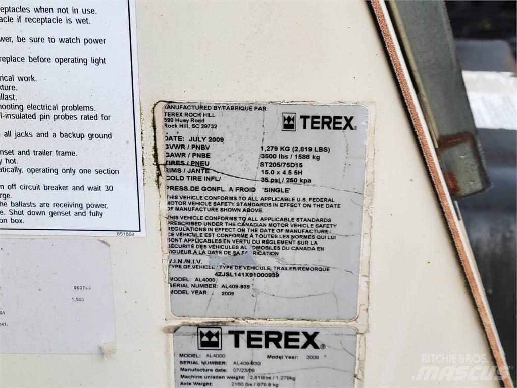 Terex AL4000 Outros componentes
