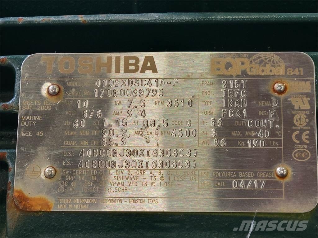  TOSHIBA 0102XDSC41A-P Motores industriais