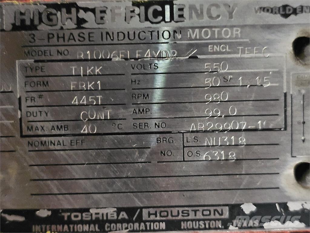  TOSHIBA B1006FLF4YDP Motores industriais