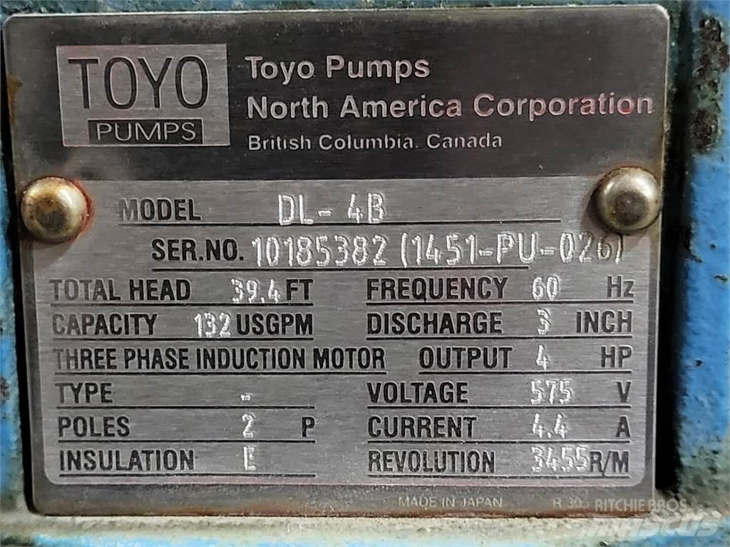 Toyo PUMPS DL-4B Bombas de água