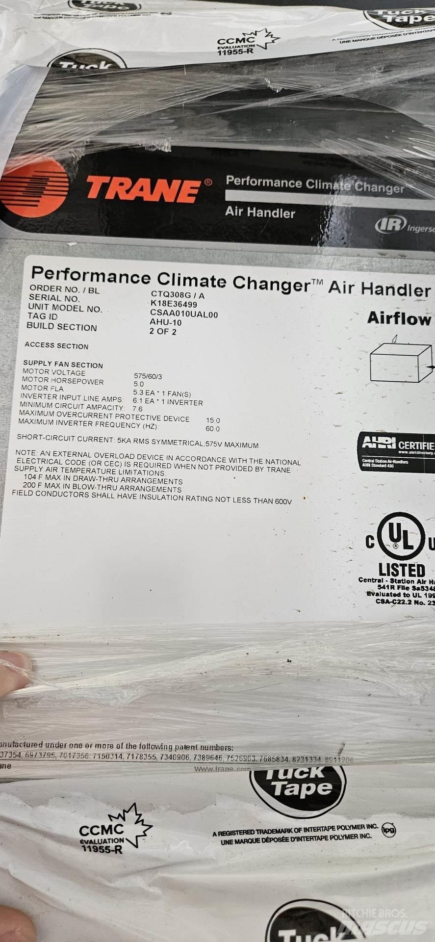 Trane CSAA010UAL00 Equipamento de aquecimento e descongelamento