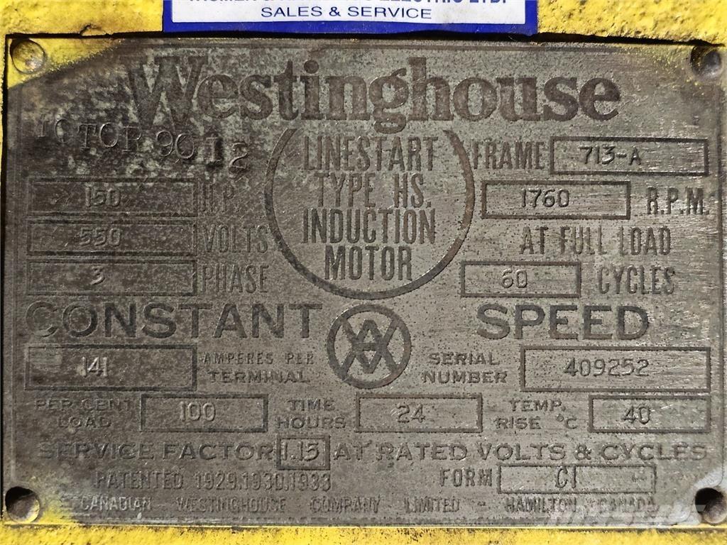 Westinghouse HS Motores industriais