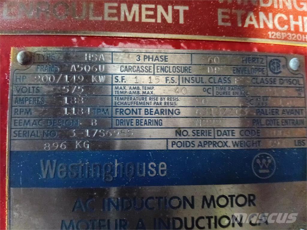 Westinghouse HSA Motores industriais