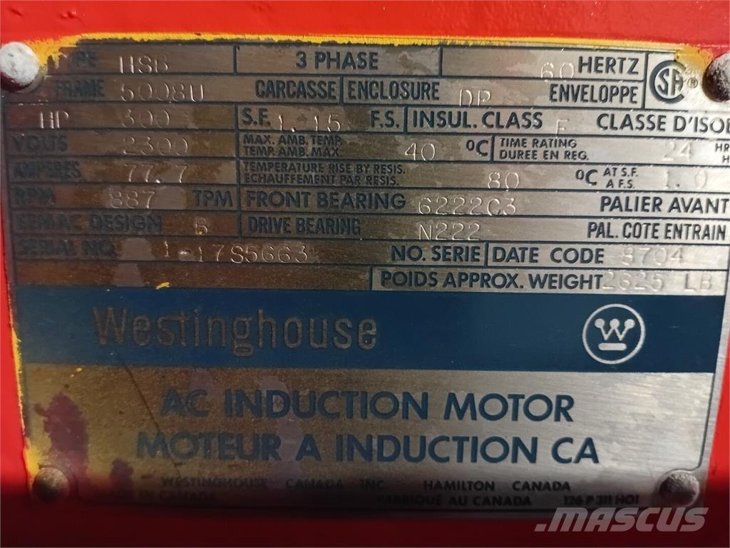 Westinghouse HSB Motores industriais