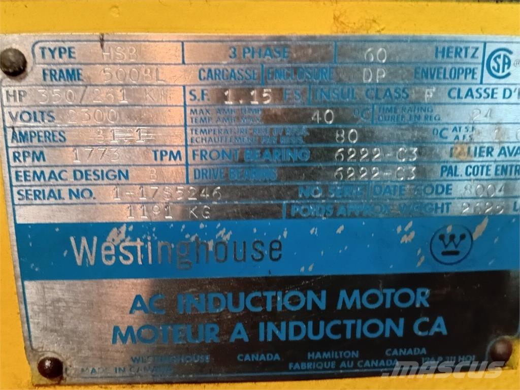Westinghouse HSB Motores industriais