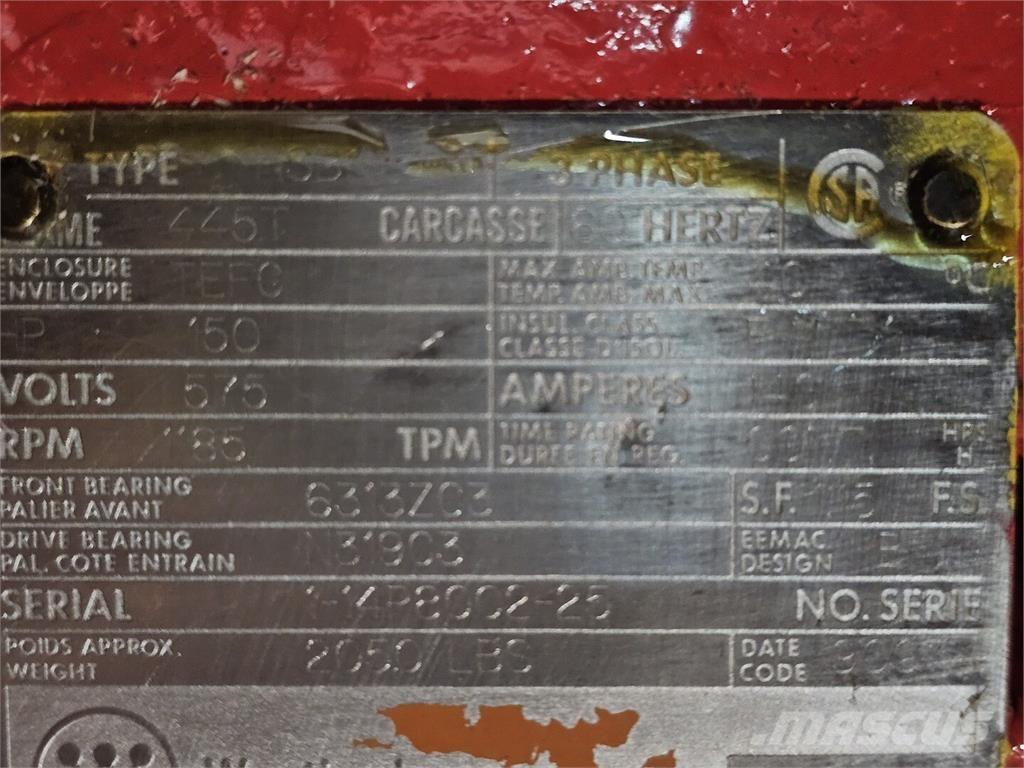 Westinghouse HSB Motores industriais