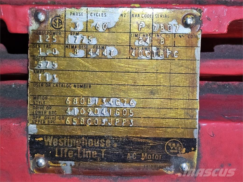 Westinghouse TBFC Motores industriais