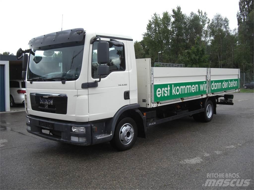 MAN 8180L Camiões caixa cortinas laterais