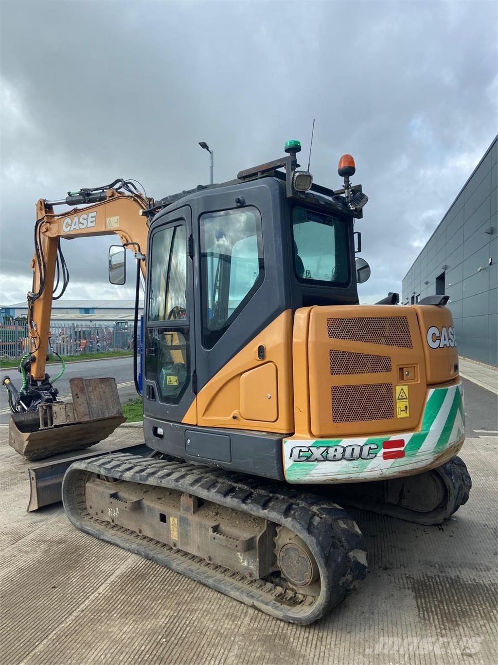 CASE Cx80c Escavadeiras de esteiras