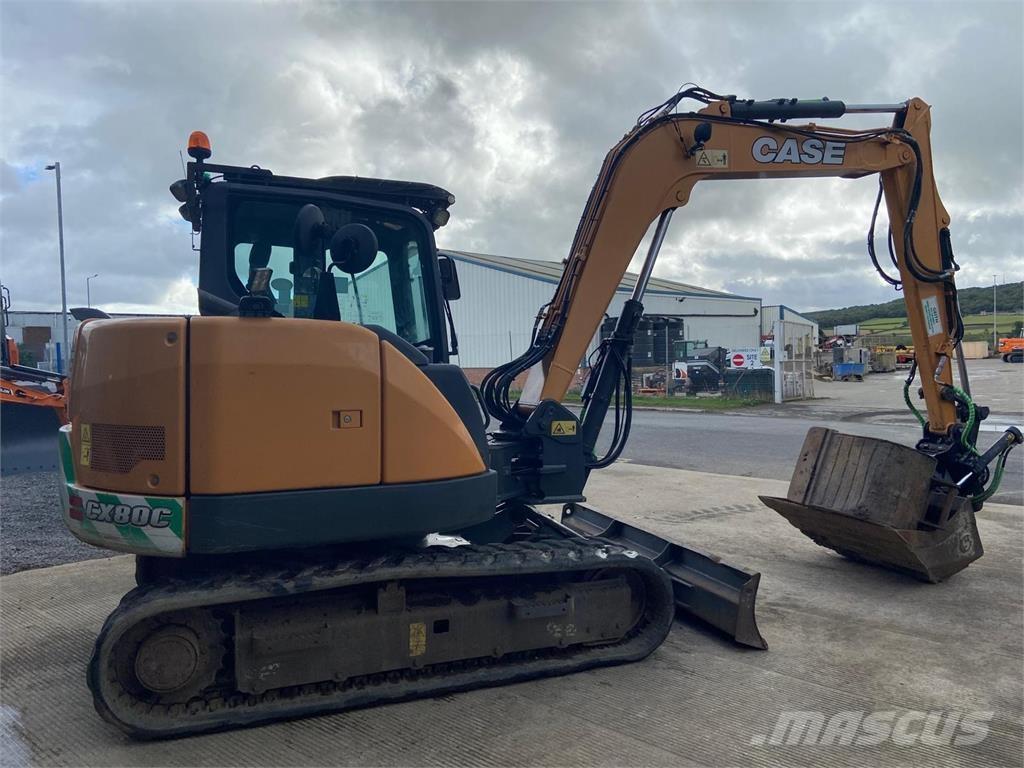 CASE Cx80c Escavadeiras de esteiras