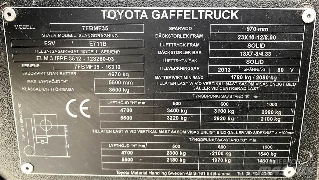 Toyota 7BMF35 Empilhadores - Outros