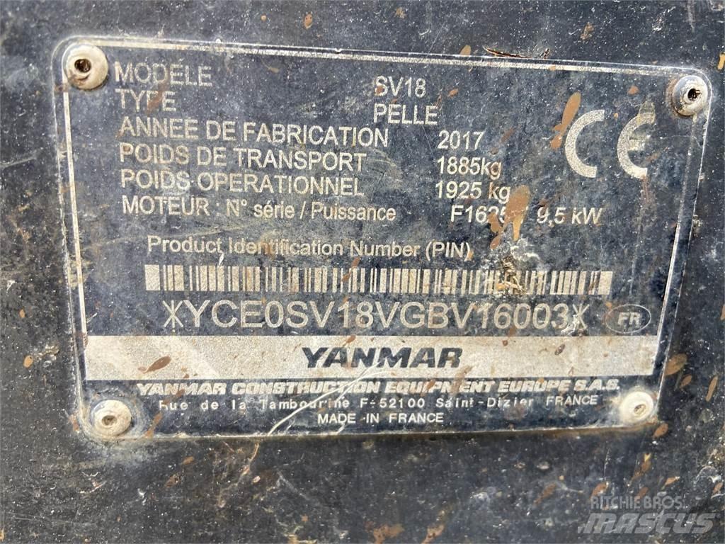 Yanmar SV18 Miniescavadeiras