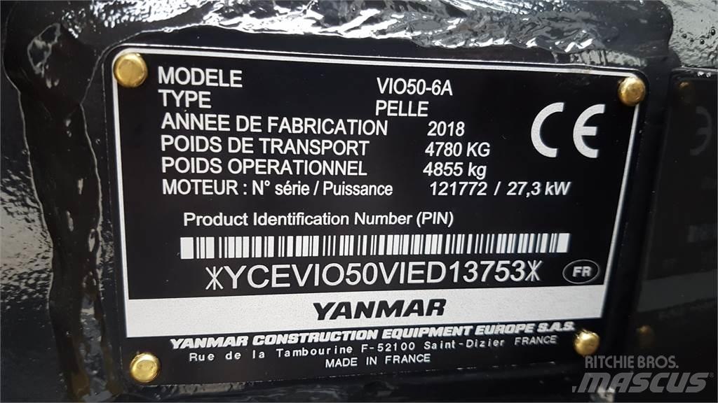 Yanmar ViO50-6 Miniescavadeiras