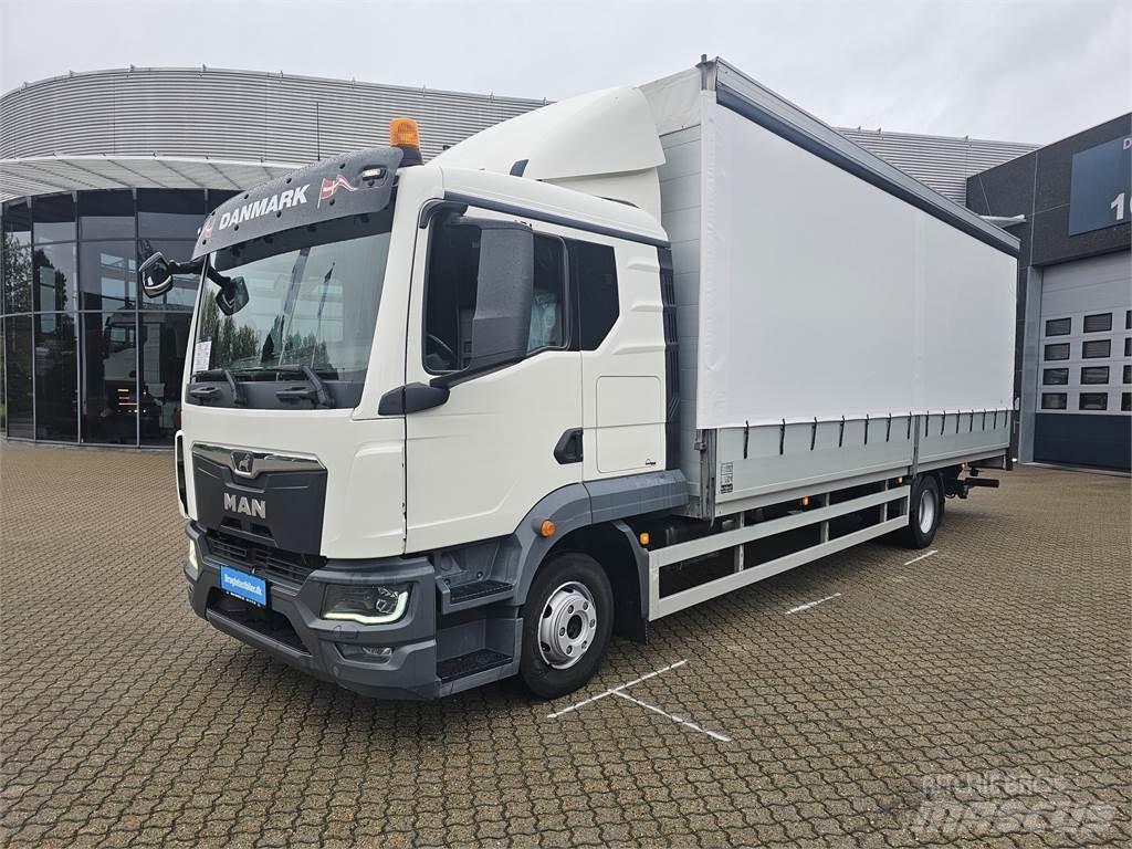 MAN TGL 12.250 Camiões caixa cortinas laterais