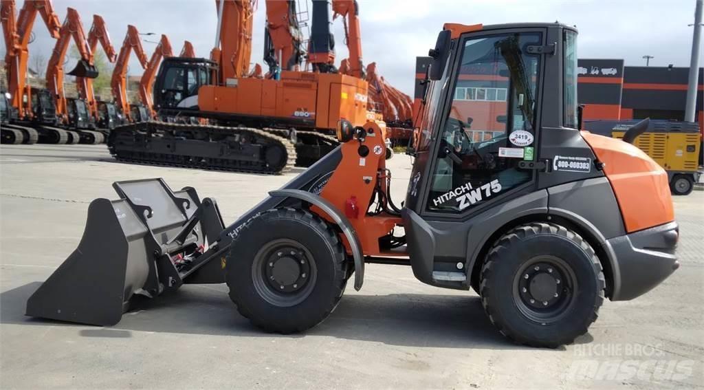 Hitachi ZW75 – 6C Carregadeiras de rodas