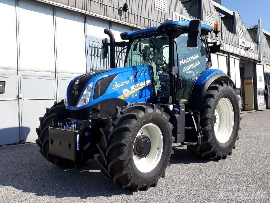 New Holland T6.165 Lâminas de neve e arados
