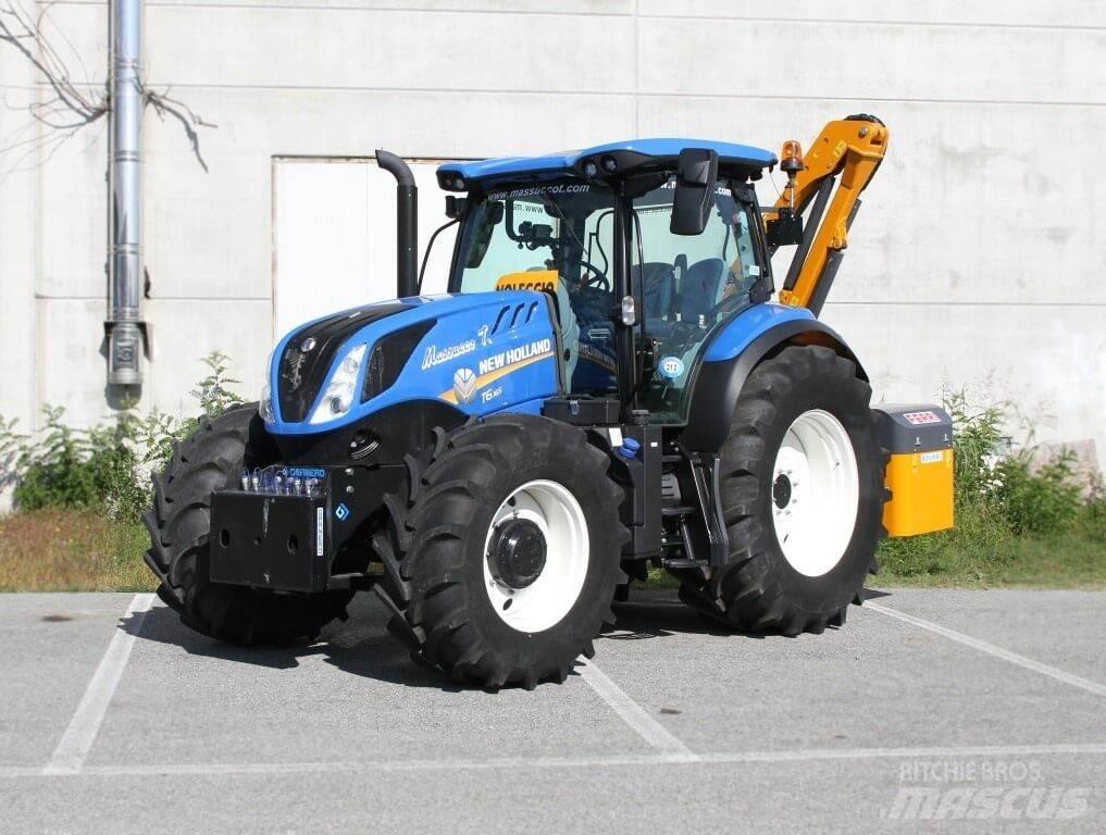 New Holland T6-165 - 4X4 Lâminas de neve e arados