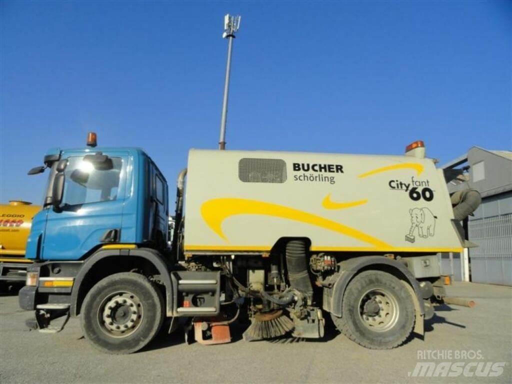 Scania P 230 Bucher Camiões varredores