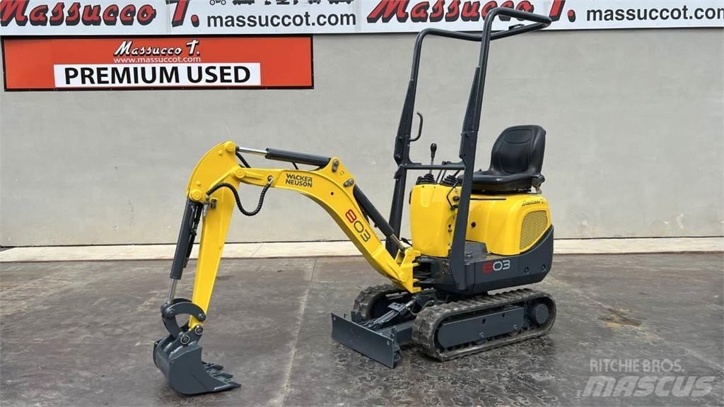 Wacker Neuson 803 Miniescavadeiras