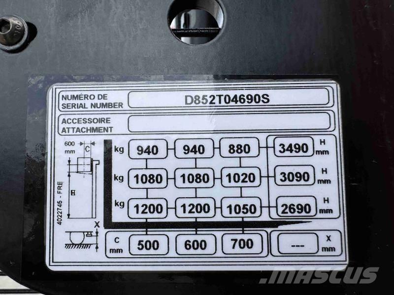 Yale MS12 Empilhador para operador externo