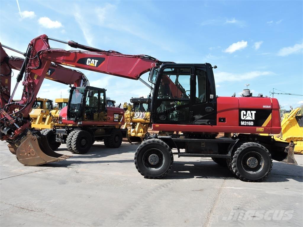 CAT M316D ROTOTILT Escavadoras de rodas