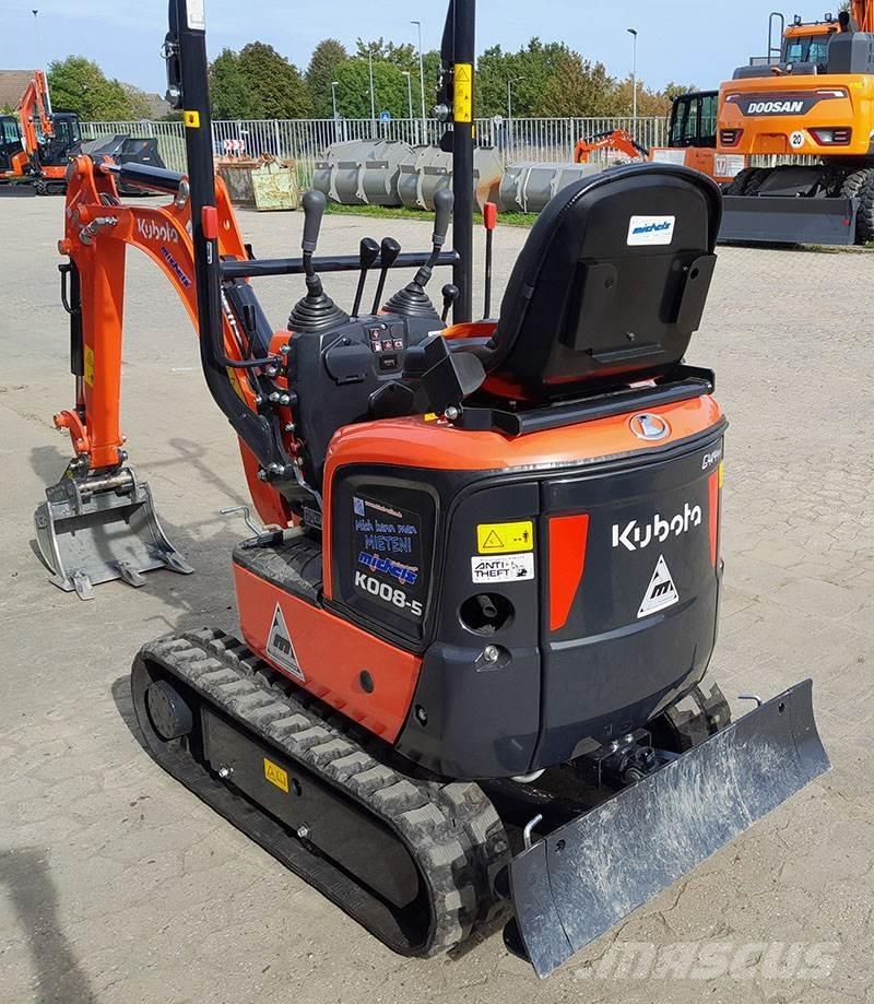 Kubota K 008-5 VHG Miniescavadeiras