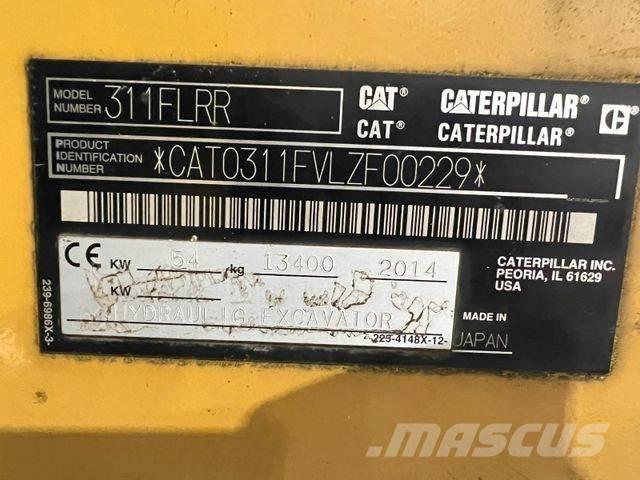 CAT 311 F Escavadeiras de esteiras