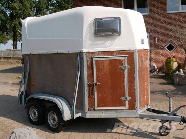  Holz Poly 2 Pferde Reboques transporte animais