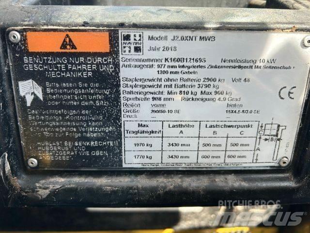 Hyster J2.0XNT MWB Empilhadores eléctricos