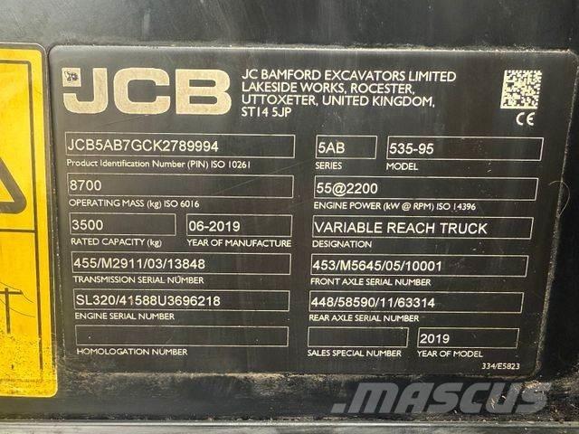 JCB 535-95 Manipulador telescópico