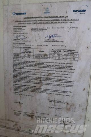 Krone ZZ Reboques de cortinas laterais