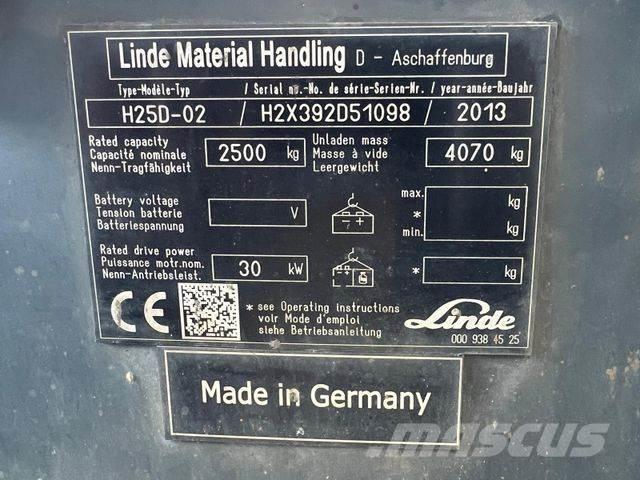 Linde H 25 Empilhadores - Outros