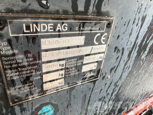 Linde H30D-30 Empilhadores todo-terreno