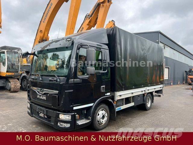 MAN TGL 7.180 Camiões caixa cortinas laterais