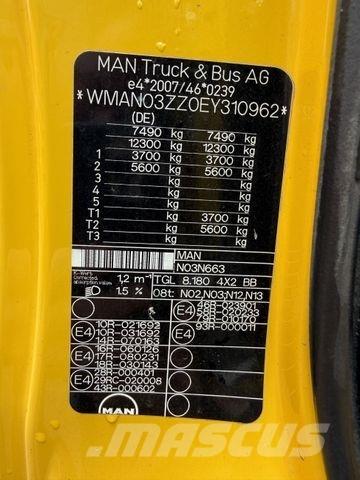 MAN TGL 8.180 BB Camiões estrado/caixa aberta