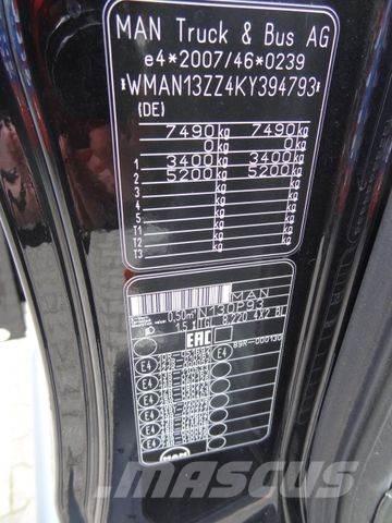 MAN TGL 8.220 BL Camiões caixa cortinas laterais