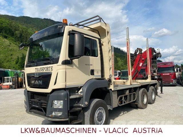 MAN TGS 33.480 6x6 Caminhões de transporte de troncos
