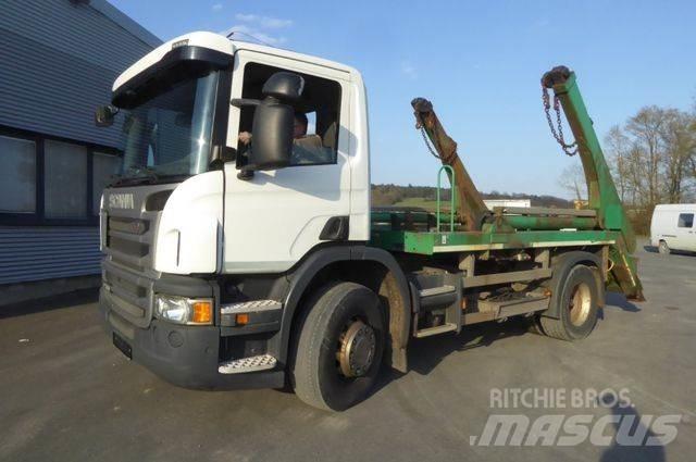 Scania P 360 Camiões caixa desmontável com elevador de cabo