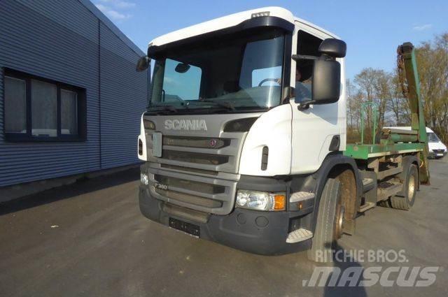 Scania P 360 Camiões caixa desmontável com elevador de cabo