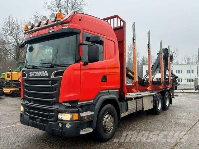 Scania R520 V8 Caminhões de transporte de troncos