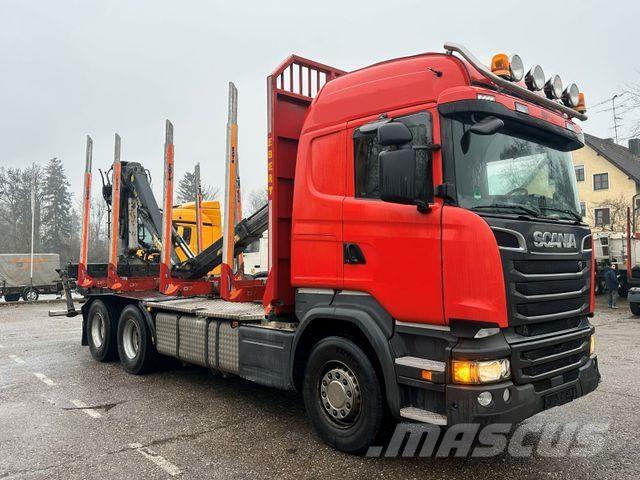 Scania R520 V8 Caminhões de transporte de troncos