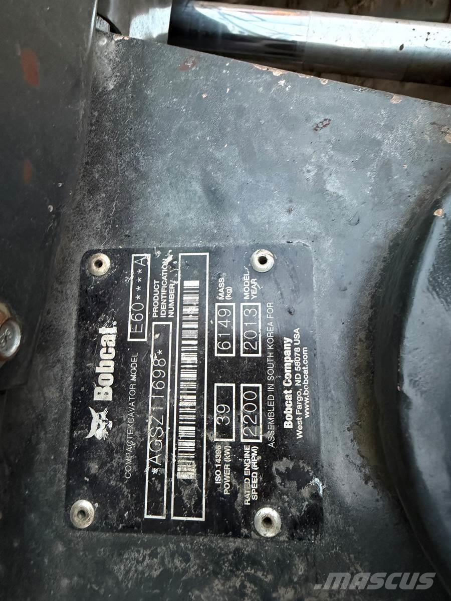 Bobcat E60 Escavadeiras de esteiras