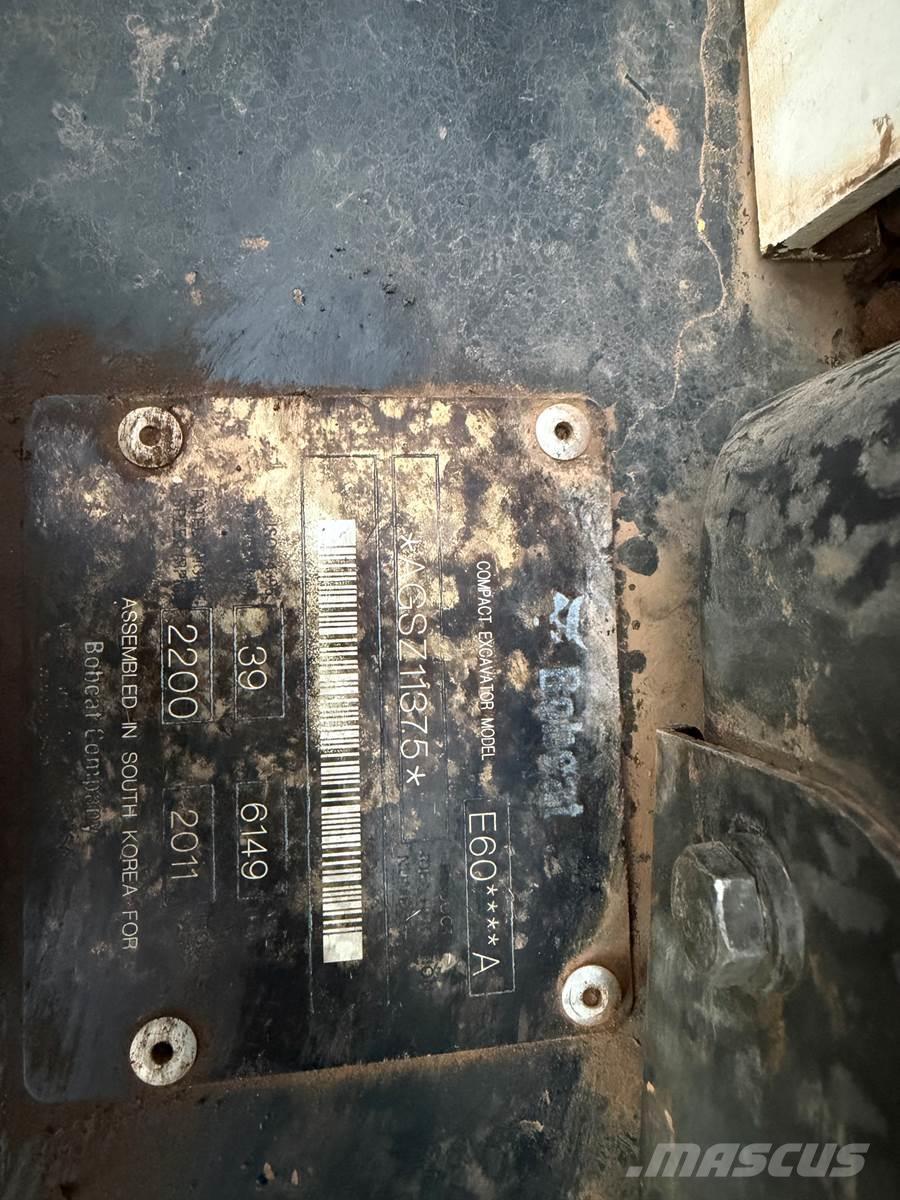 Bobcat E60 Escavadeiras de esteiras