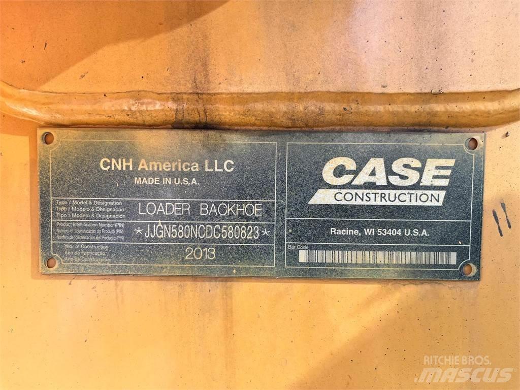 CASE 580N Retroescavadeiras